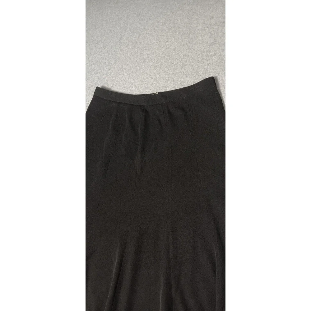 East 5th Flared Trumpet Gored Mermaid Skirt 12 Black Office Siren Minimalist Y2K